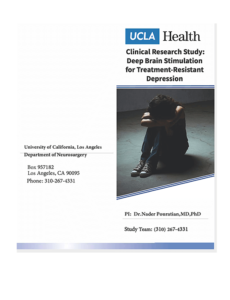 Deep Brain Stimulation study brochure cover